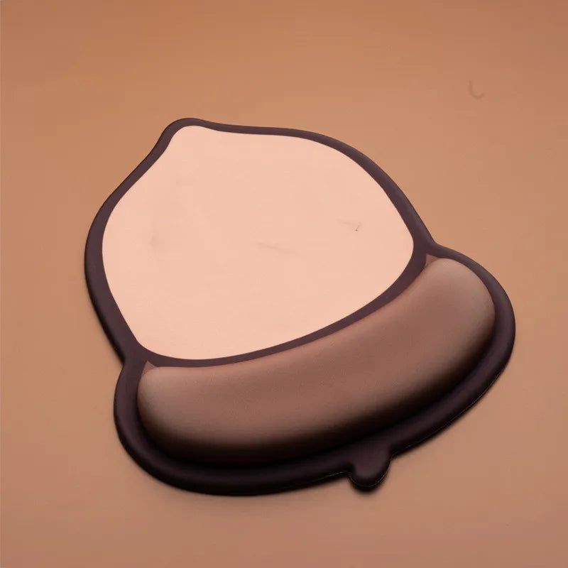 Kawaii Cut Mouse Pad Soft Nonslip Wrist Support Mouse Pad Hamster Wireless Mouse Gaming Accessories Desk Office For PC Tablet