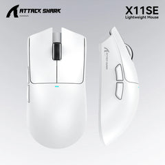 Attack Shark X11  X11SE Wireless Gaming Mouse 3-Mode , PAW3311, 22000DPI, 400IPS, PC Gaming Mouse